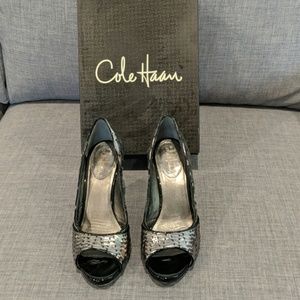 Cole Haan Silver Heels 8.5 Nike Air